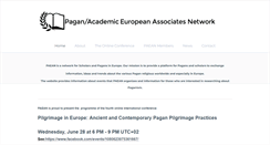 Desktop Screenshot of paean-network.org